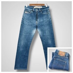 Diesel Jeans Mens 31 Fits 28x28‎ Authentic Fellow Straight Leg Faded Whiskered